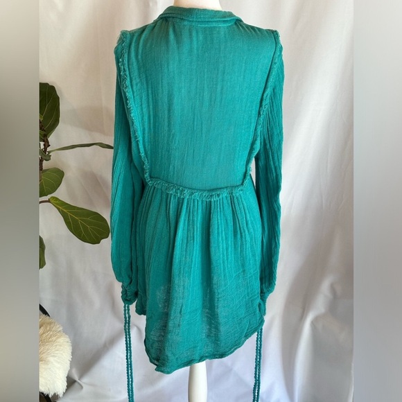 CLOSING!!!🪷JENS PIRATE BOOTY🪷GAUZE BALLOON SLEEVE TUNIC🪷🪷🪷 - Picture 7 of 7